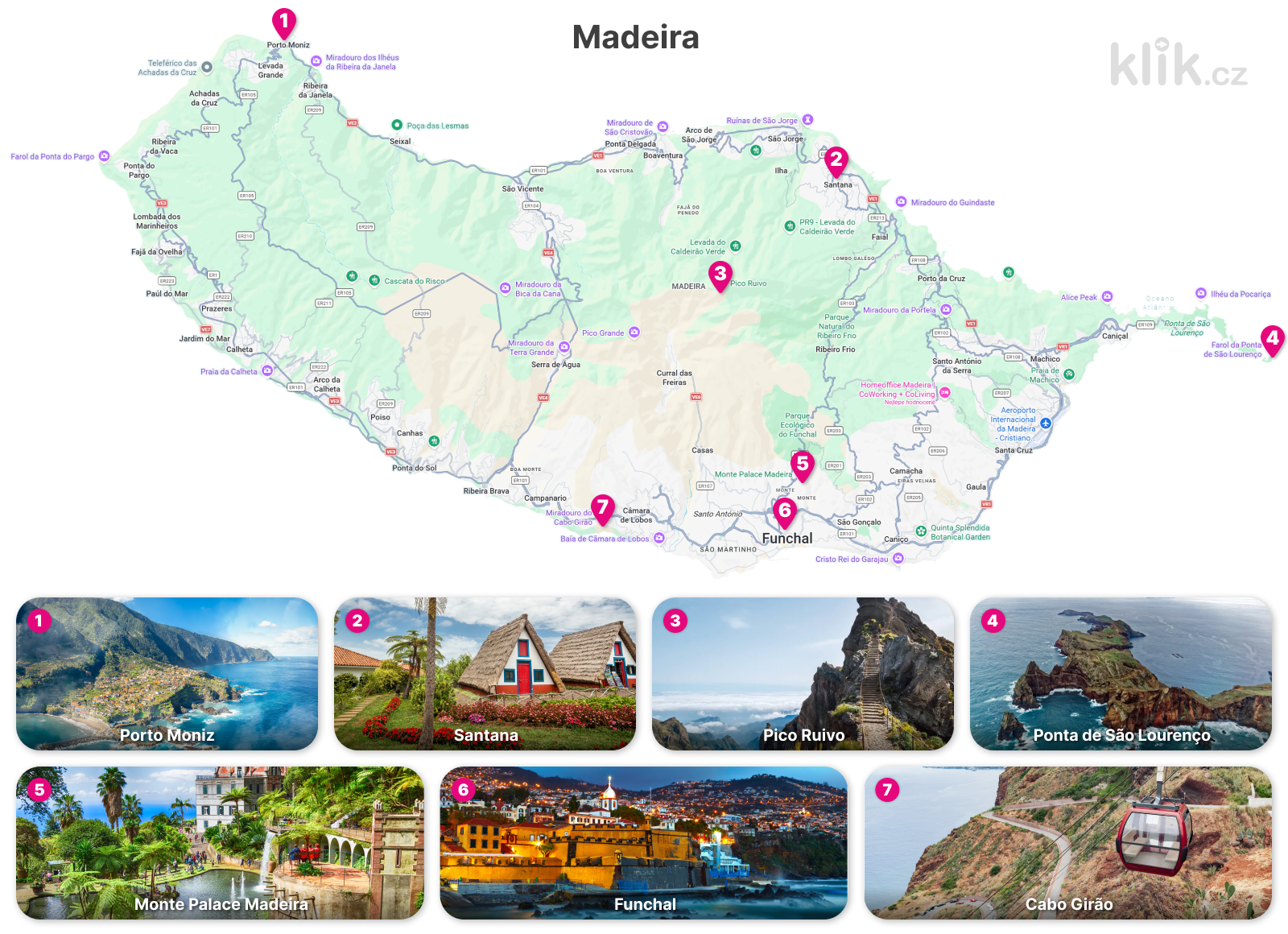 mapa madeiry